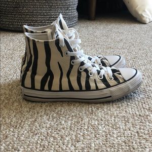 Zebra Print Converse
